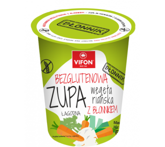 Vifon Vegetáriánus gluténmentes instant rizstésztás leves rostokkal enyhe fűszerezésű 60g