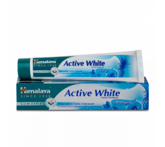 Himalaya active white fogfehérítő és frissítő gyógynövényes fogkrémgél 75ml