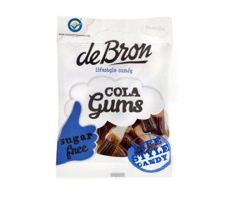 DeBron cola-gums cukormentes gumicukor 100g