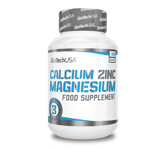 Biotech Calcium Zinc Magnesium - 100 tabletta
