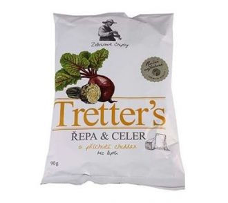 Tretter's Zöldség chips (céklarépa, zeller) cheddar sajtos 90 g