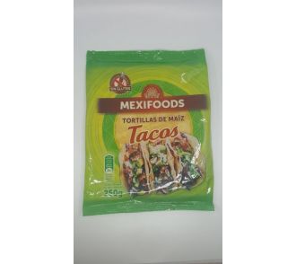 Mexifoods tortilla kukoricalisztből (Tacos) 250 g