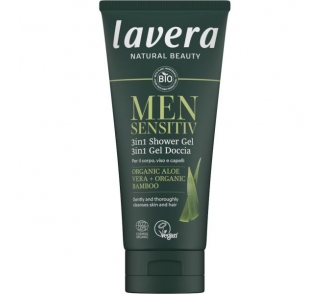 Lavera Men Sensitive tusfürdő 3in1 (test, haj, arc) ÚJ 200ml