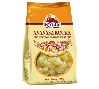 Kalifa cukrozott aszalt ananászkocka 200g