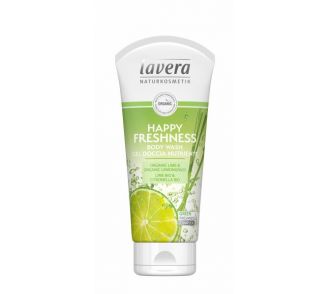 Lavera tusfürdő Happy Freshness lime - citromfű VEGÁN 200ml