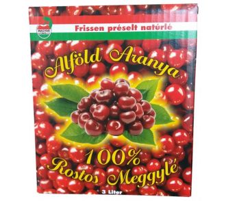 Alföld aranya 100% rostos meggylé  3l