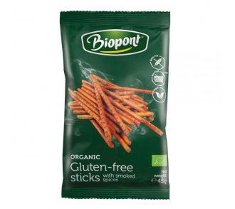 Biopont gluténmentes sóspálcika smoky 45g