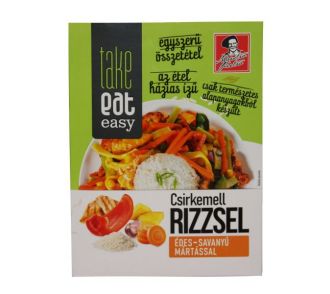 Prémium készétel csirkemell rizzsel édes-savanyú mártással 300g