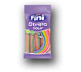 Fini Strips sour sziv&aacute;rv&aacute;ny gumicukor 80g