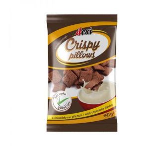 Dexi Crispy pillows chocolate - csokoládé ízű párnák 150g
