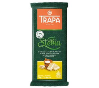 Trapa steviás fehércsokoládé 75g