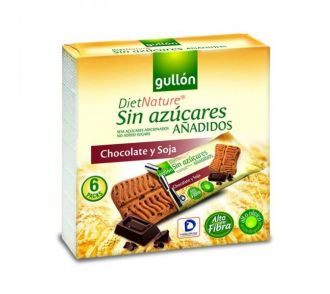 Gullon Snack csokoládés szelet hozzáadott cukor nélkül,édesítőszerrel 144g