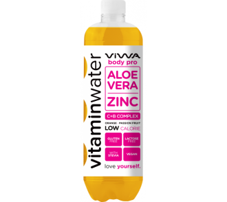 Viwa vitamin water Body Pro szénsavmentes üdítőital narancs-maracuja ízű 600ml Lejárat: 2023.02.21
