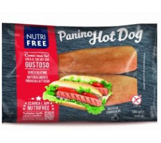 Nutri Free gluténmentes Panino Hot Dog hotdog kifli 180g Lejárat:2021.02.12.