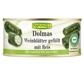 Rapunzel  Szőlőlevélbe töltött rizs 280g