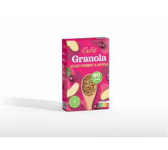 Avena GoFit Glut&eacute;nmentes Meggyes-Alm&aacute;s Granola hozz&aacute;adott cukor &eacute;s &eacute;des&iacute;tőszer mentes 250g