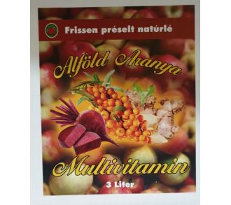 Alföld aranya 100% rostos almalé céklával, homoktövissel és gyömbérrel ízesítve 3l