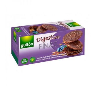 Gullon Digestive Thins keksz csokoládédarabkákkal és áfonyával 270 g