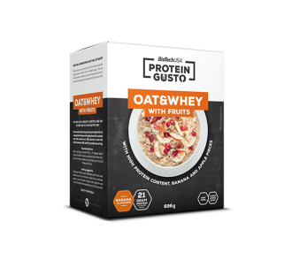 Biotech Protein Gusto - Oat & Whey with fruits - 696 g Banán