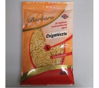 Barbara gluténmentes csigatészta 200g