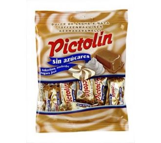 Pictolin Toffee karamell ízű, cukormentes, tejszínes cukorka  65g