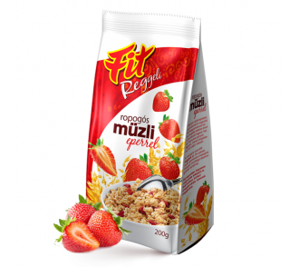 Fit Reggeli ropogós müzli eperrel 200g