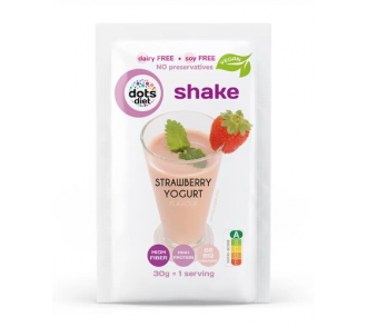 DotsDiet Diétás Epres Joghurtos ízű rost shake vitaminnal 1 adag/ 30g